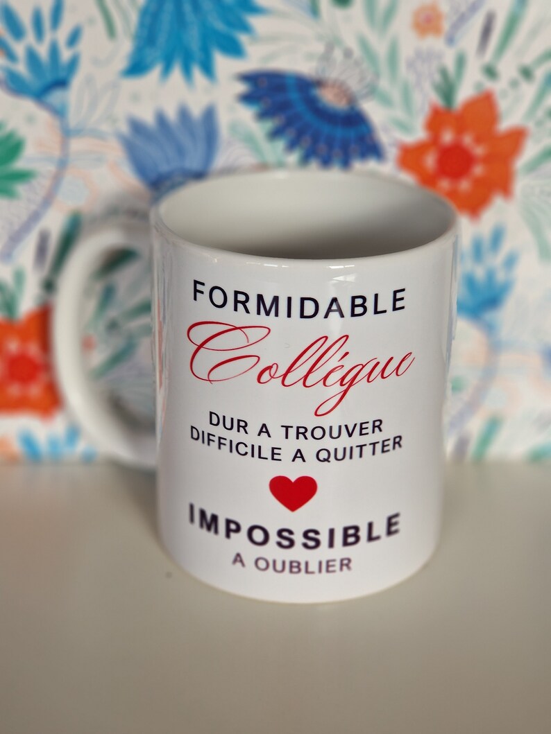 MUG personnalisé formidable collègue image 1