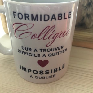 MUG personnalisé formidable collègue image 4