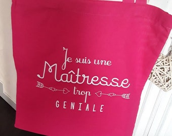 Totebag cadeau maître maîtresse