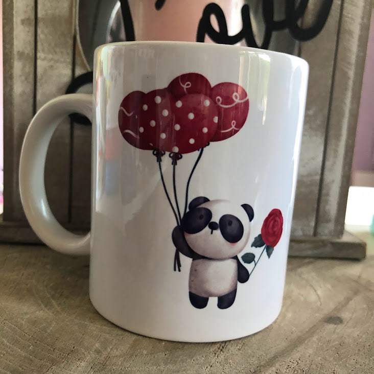 Mug Personnalisé Saint Valentin Panda Love