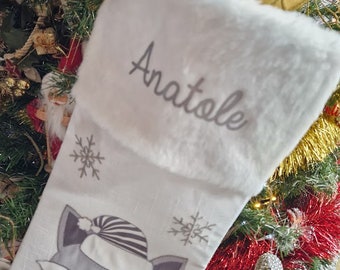 Chaussettes de Noël personnalisées avec prénoms