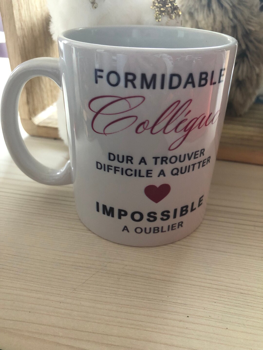 Mug Personnalisé “Pas Touche !” – Tasse Humour Pour Collègue, Personnalisable Avec Nom, 330 Ml Céramique, Cadeau Bureau - 9