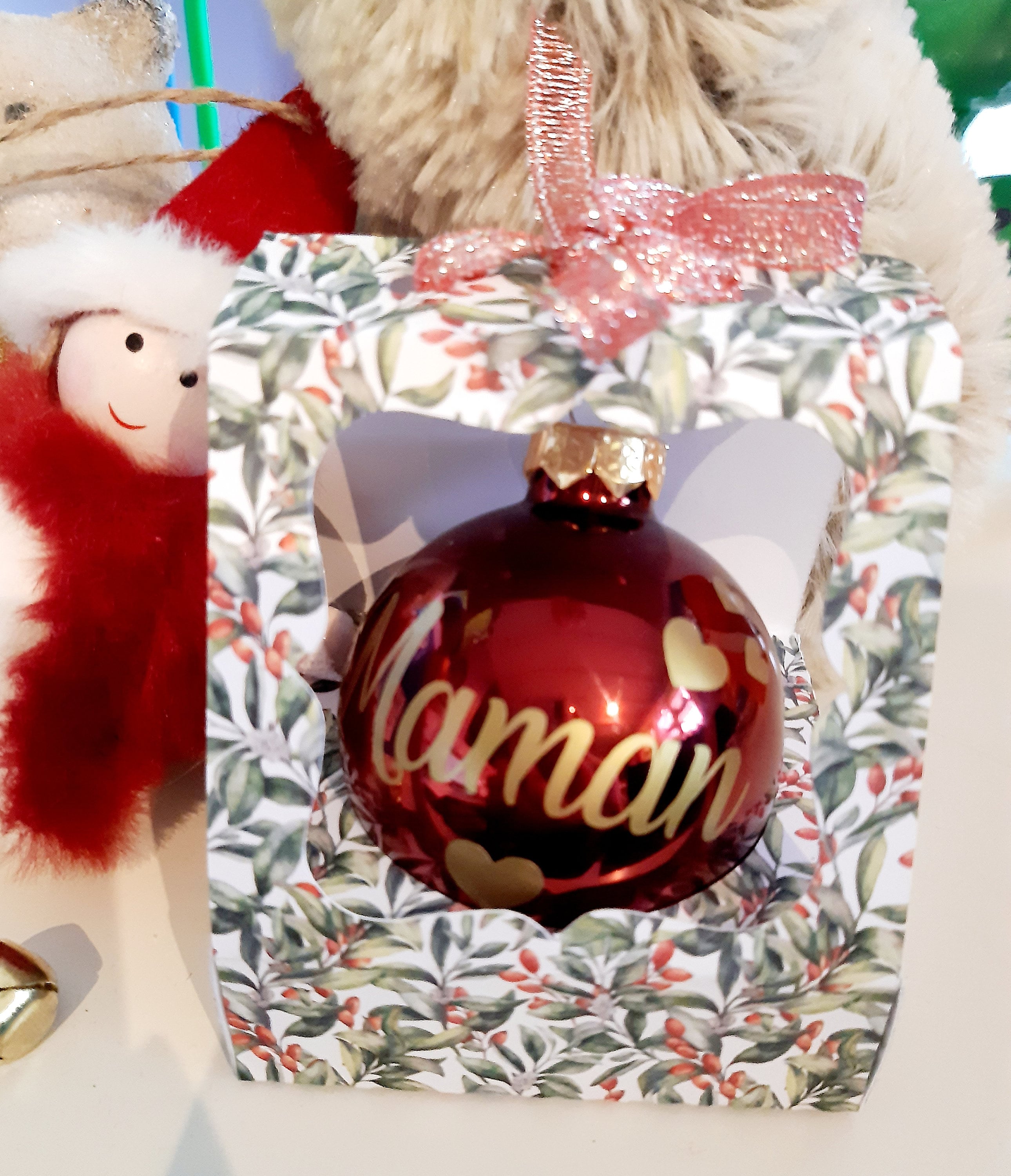 Boules de Noël à Personnaliser avec Prénom