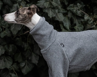 Fleece PRO - Jumpsuit for Whippet - whippet clothes - GREY