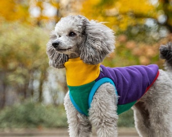 90 % coton - Sweat-shirt pour chien - vêtements pour chien - COLORÉ