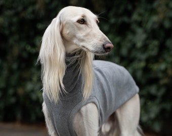 Fleece PRO - Sweatshirt for the big sighthounds - grey