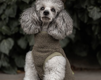 42 % laine - Sweat-shirt pour chien - vêtements pour chien - KAKI