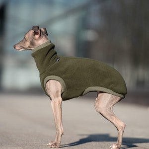Fleece Pro Iggy Jumper – Italian Greyhound Clothing, Khaki