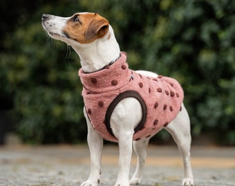 25% wool - Sweatshirt for Dog - dog clothes - PINK