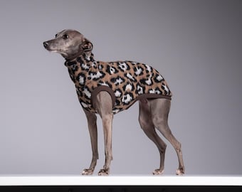 34% Wool Iggy Jumper – Italian Greyhound Clothing, Leopard
