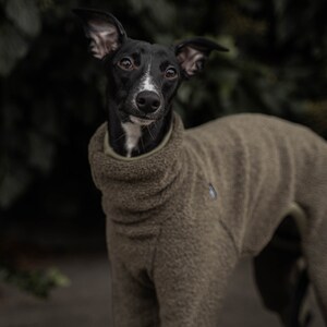 42% wool Jumpsuit for Whippet whippet clothes KHAKI image 3