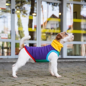 90% cotton Sweatshirt for Dog dog clothes COLORFUL image 2