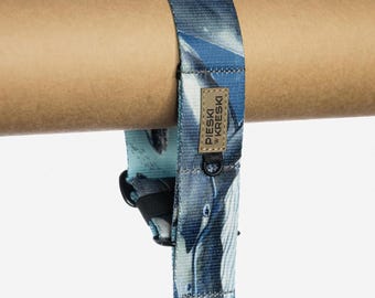 Collare Martingale ideale per whippet, levriero, accessori per cani / levriero italiano, whippet, saluki - Ocean (semplice)