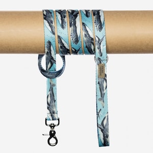 Hundeleine für mittlere und große Hunde, handgemachte Accessoires für Hunde Gassi - lange Hundeleine - Ocean