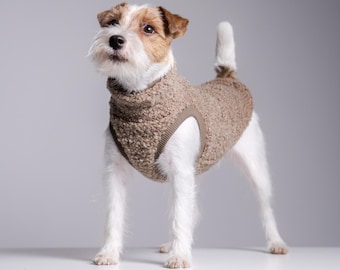 Kleidung fr Jack Russel Terrier - Strickhundebekleidung - Hundejacke -  Haustier-Pullover - Terrierkleidung - Warmer Hundepullover - Kuscheliger  Hundemantel - Etsy.de
