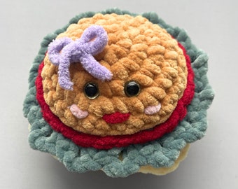 Burger Crochet Pattern DIY, Cute Hamburger Fast Food Amigurumi Crochet Pattern PDF, Crochet Burger Pattern, Summer Crochet Food