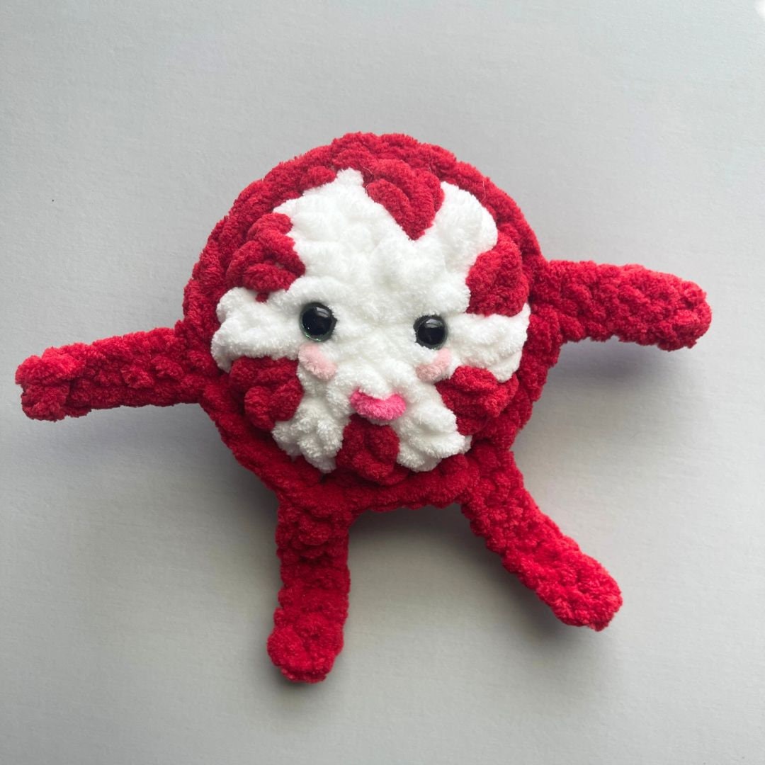 No Sew Peppermint Crochet Pattern, Cute DIY Crochet Christmas Pattern ...