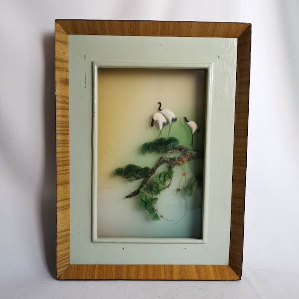 Chinese Shadow Box Art Etsy