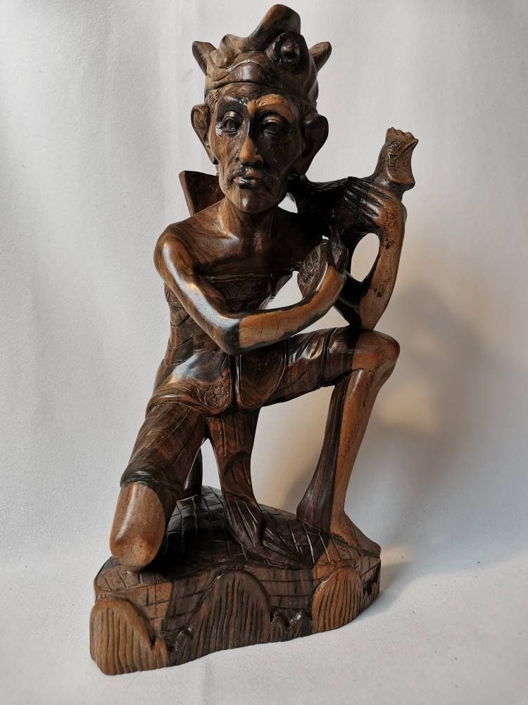 【ヴィンテージ】den bas天使木彫人形 スペイン CATALONIA ヴィンテージ】den bas天使木彫人形 スペイン CATALONIA