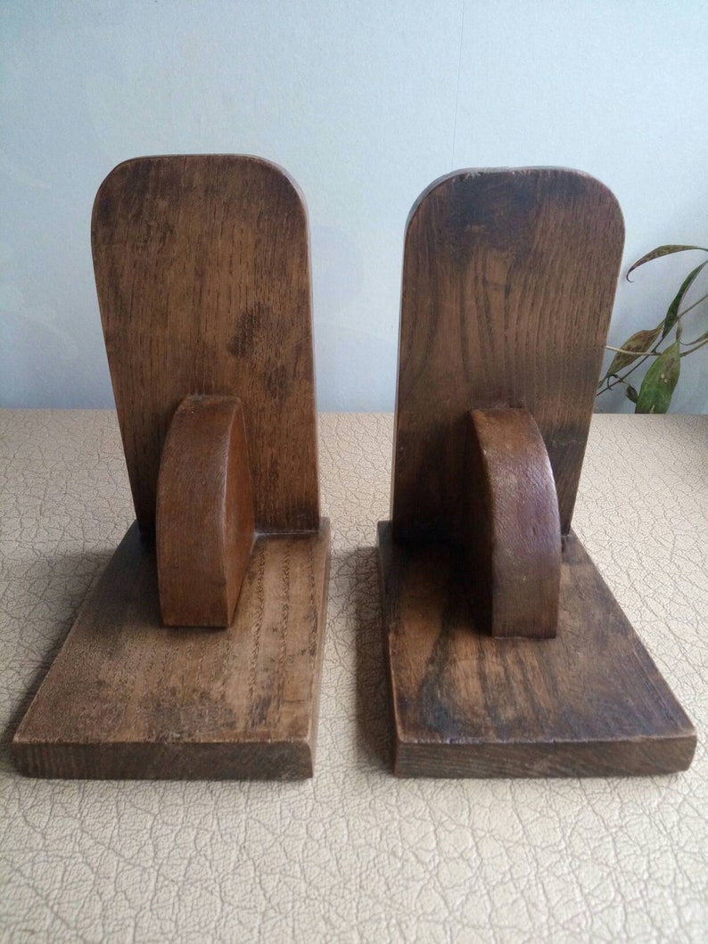 vintage art deco wooden bookends vintage art deco wooden bookends
