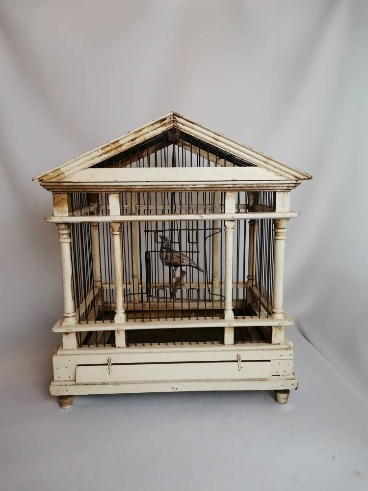 Wooden Bird Cage - Etsy