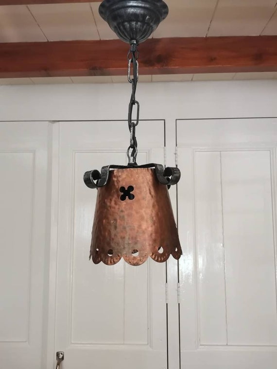 Small copper light shade deals