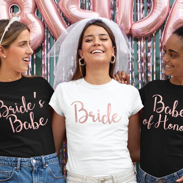 Bride shirt, Braut shirt, Bachelorette shirts, Bridesmaid shirt, Maid of honor shirt, Bride tribe shirts, Bachelorette party shirts