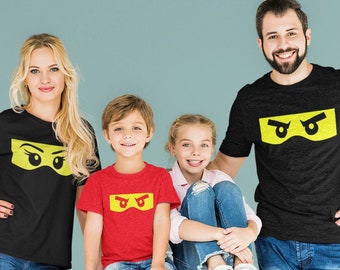 Ninja eyes matching shirts, Ninja eyes shirts, Themepark shirts, Matching family Ninja shirts, Family vacation shirts, Ninja shirts family