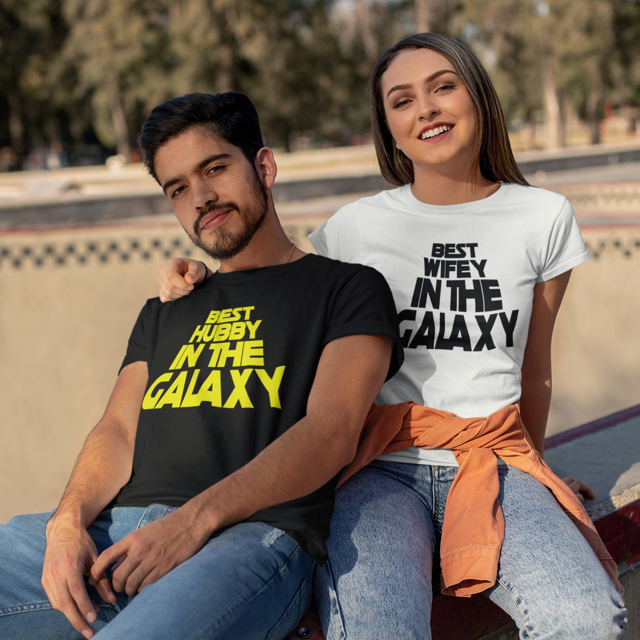 matching hubby and wifey shirts