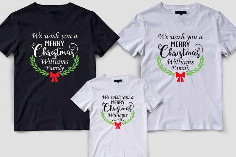 etsy christmas shirts family