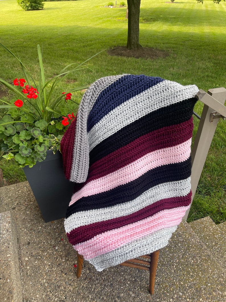 Crochet Lap Blanket Etsy