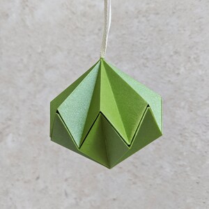 Origami Diamond Ornament Eco Friendly Paper Decorations - Etsy