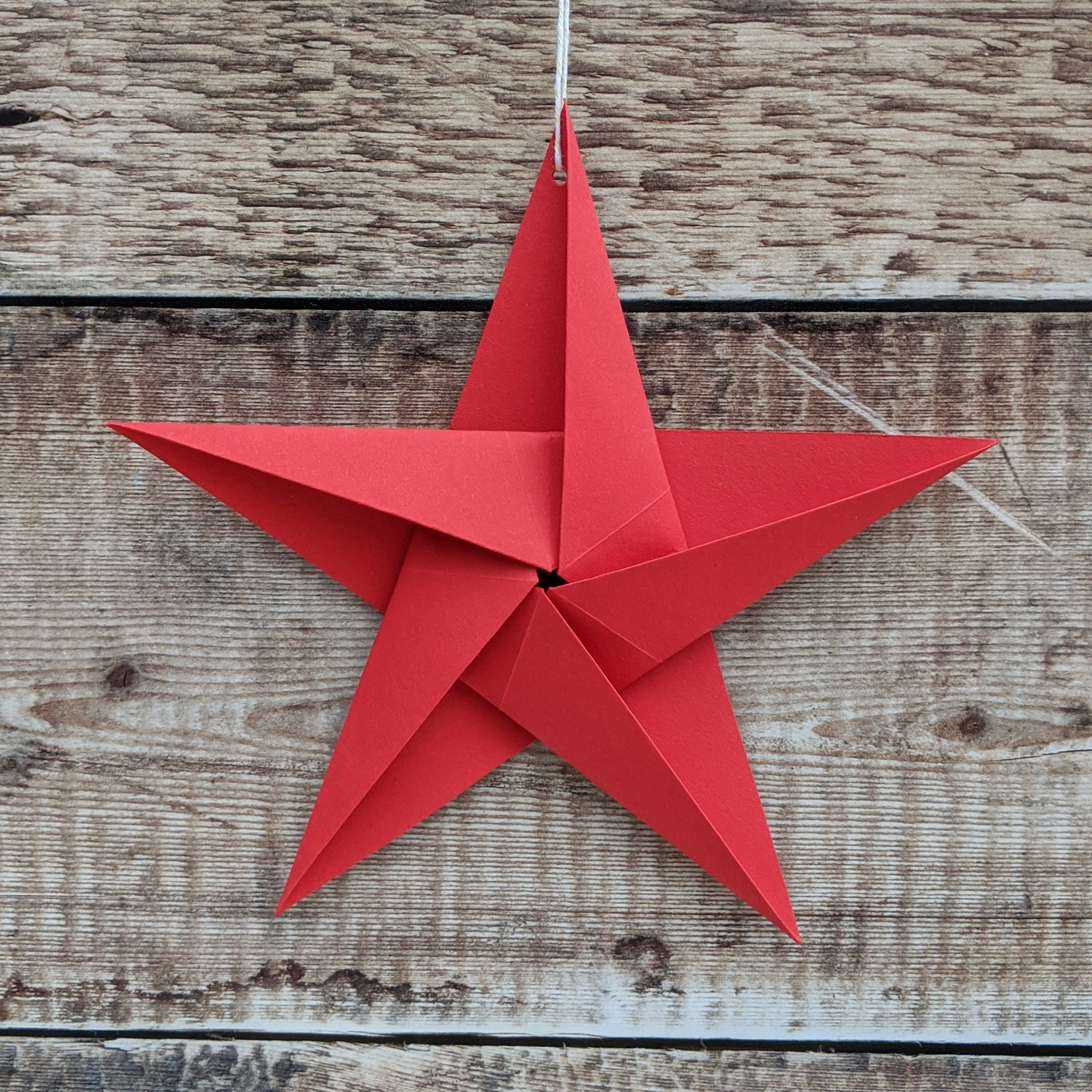 Grande étoile en papier origami, décorations neutres pour la maison,  décoration murale écologique, scandi rustique moderne, grande étoile en  papier recyclé -  France