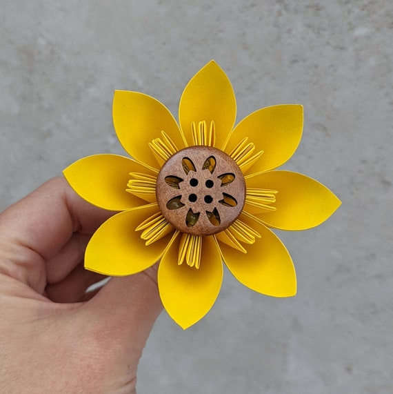 Mini Paper Sunflower