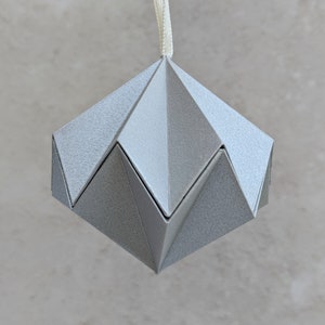 Origami Diamond Ornament Eco Friendly Paper Decorations - Etsy