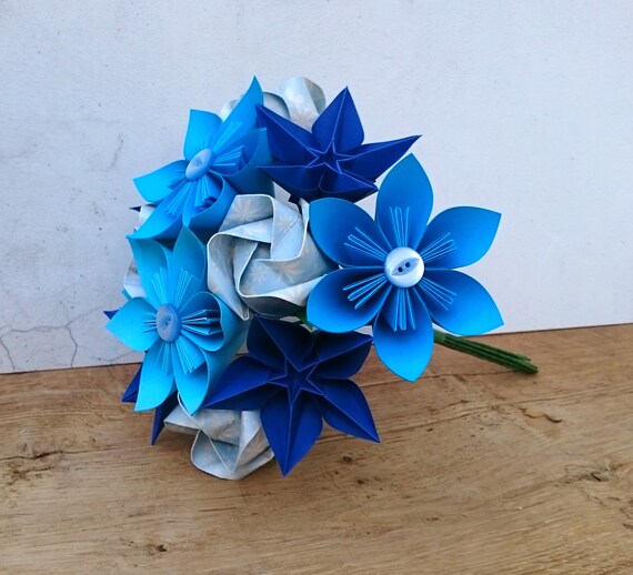 Paper Flowers Bouquet First Anniversary Gift For Wife Eco Etsy