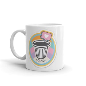 Colada Love Mug | Coffee Miami Florida | Tea Cup | Vintage Retro Kitchenware