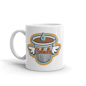 Colada Energy Mug | Espresso Coffee | Miami Florida | Tea Cup | Vintage Retro Kitchenware