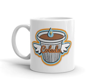 Colada Energy Mug | Espresso Coffee | Miami Florida | Tea Cup | Vintage Retro Kitchenware