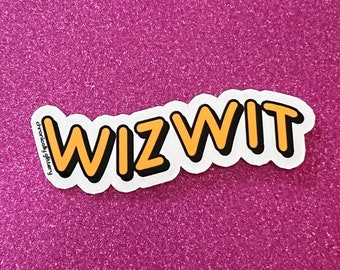 Wiz Wit Wave Sticker, Philly Cheesesteak, Cheese Whiz, Fried Onions, Funny, Accent, Philadelphia, Laptop, Water Bottle