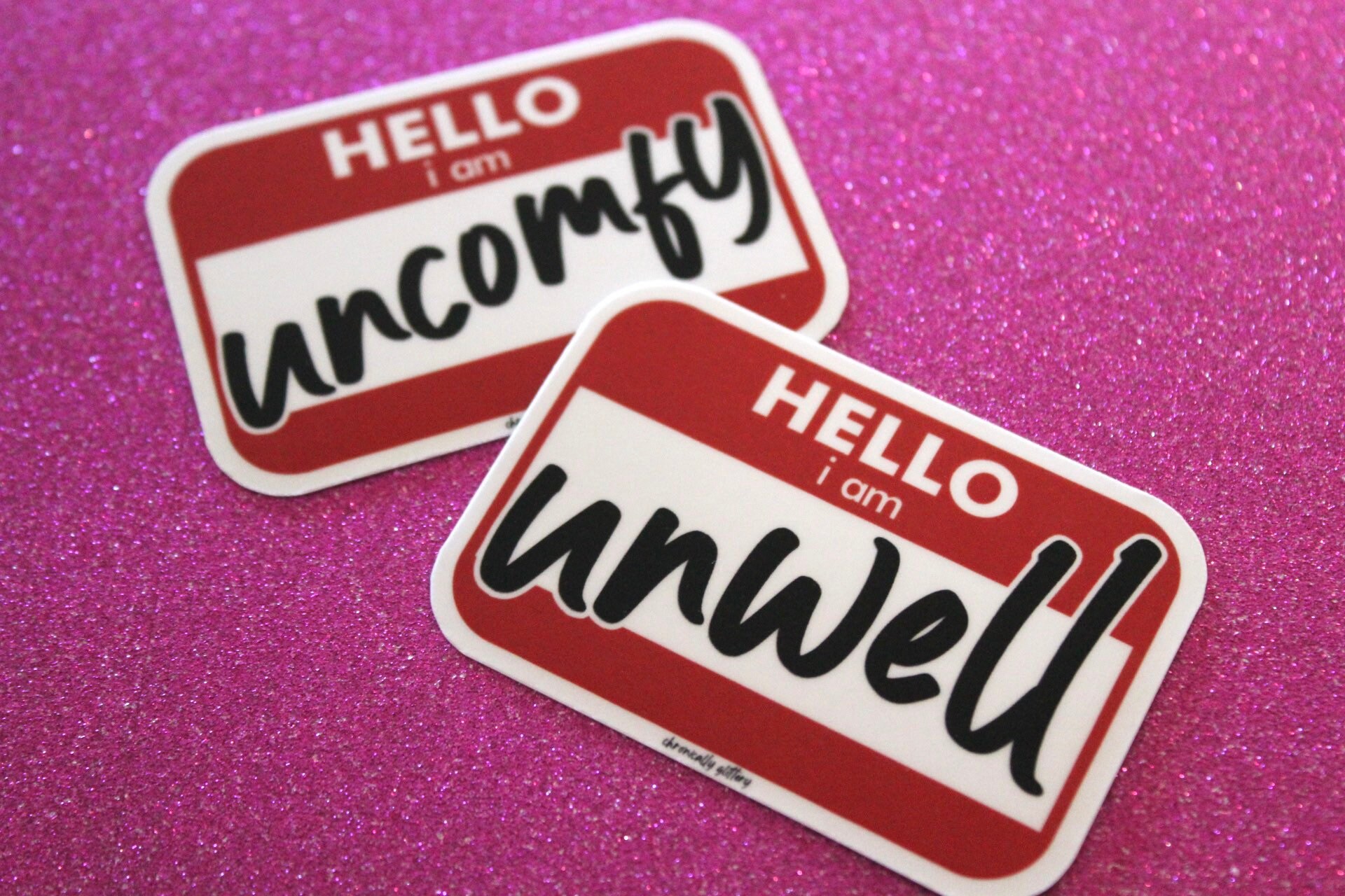 I Am Uncomfy Hello I Am Uncomfy Sticker, Name Label, Hello, Know Thyself, Laptop ...