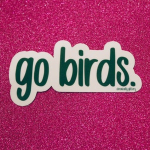 Go Birds Sticker, Philadelphia Eagles, Mood, Laptop Sticker, Pop Culture, Football, Sunday, Eagles Green