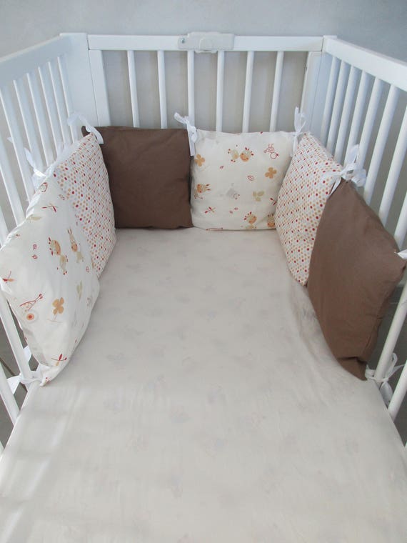 Tour De Lit Coussin Pour Lit Bebe Animaux Etsy France