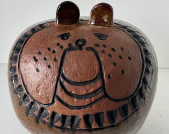 Reserved for J. A Beautiful and Very Rare Ceramic Bison by Reserved for J. A Beautiful and Very Rare Ceramic Bison by