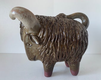 A very rare unique Buffalo from Elly Kuch, West Germany 1970.