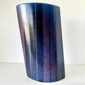 A very rare vase from Karl Scheid, with beautiful colors Blue and Purple, West Germany 1960.