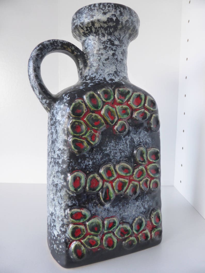Decor Domino Formnumber 614-25 Rare 70/'s Design Dumler /& Breiden Fairytale Ceramic Vase West germany 1970.