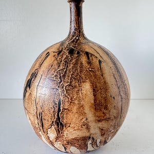 A Beautiful Gerhard Liebenthron Ceramic vase, West Germany 1970.