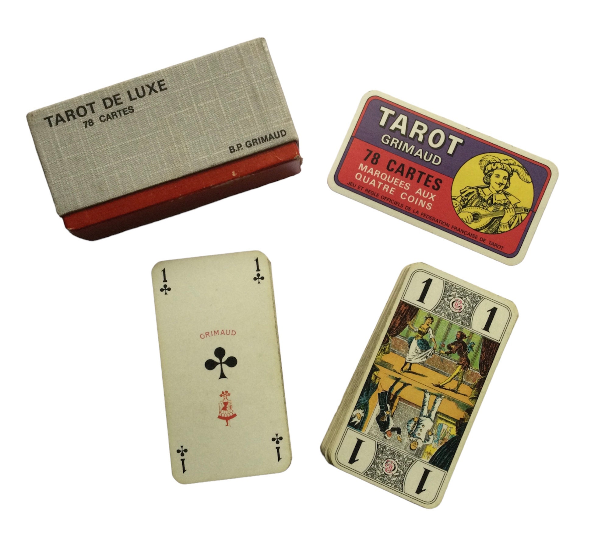 RESERVED KENNETH Jeux de cartes Tarot de Luxe, Tarot Grimaud
