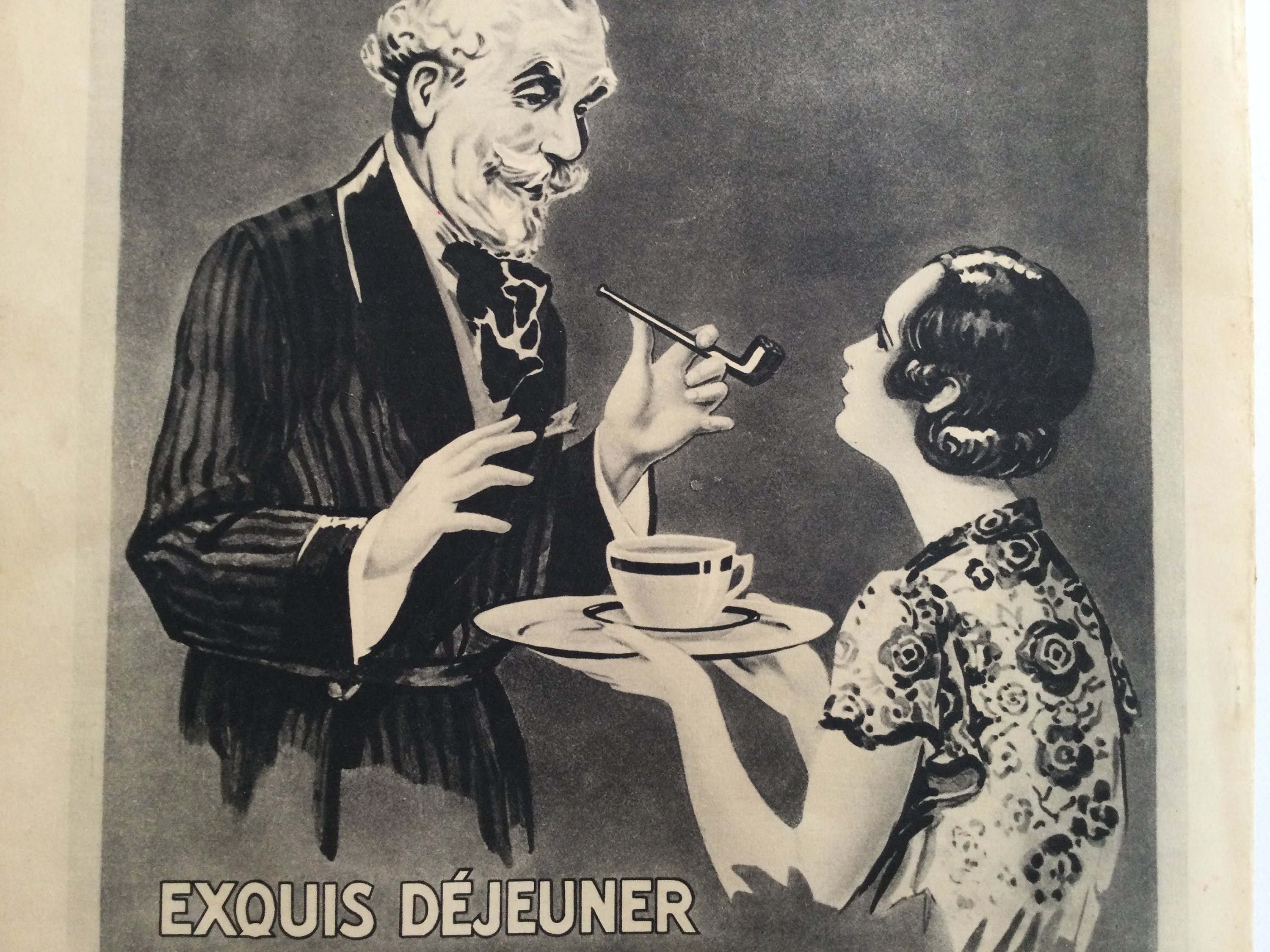 Publicité - Advertising Chocolate Phoscao Grand Format Ancienne Publicité Antique France Print Vinta